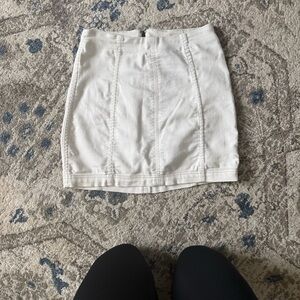 Free People White Skirt